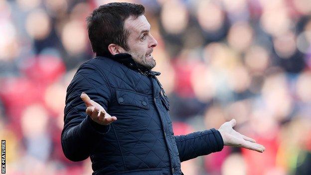 Stoke City manager Nathan Jones