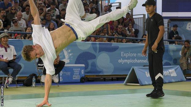 Russia's Bumblebee in competition at the 2018 Youth Olympics