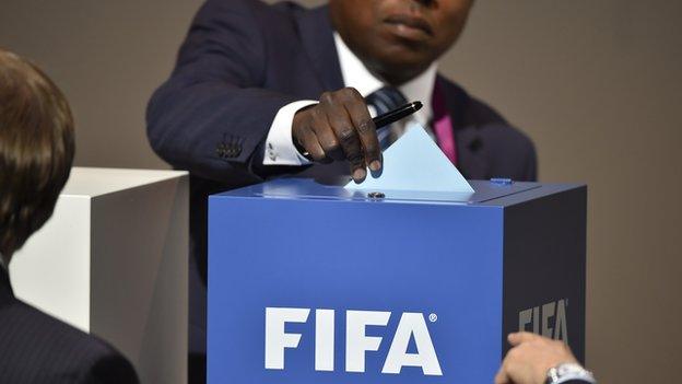 Voting at Fifa meeting