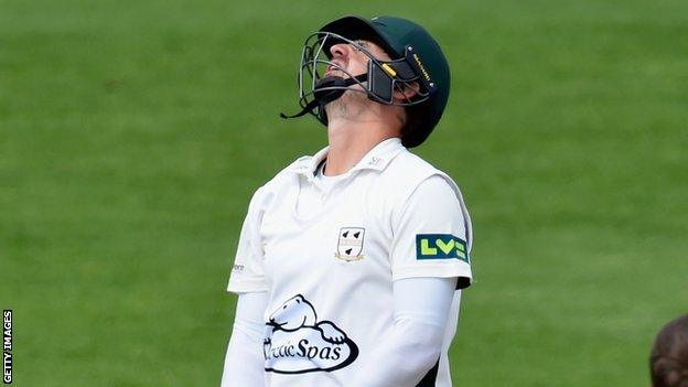 Worcestershire batsman Alex Gidman