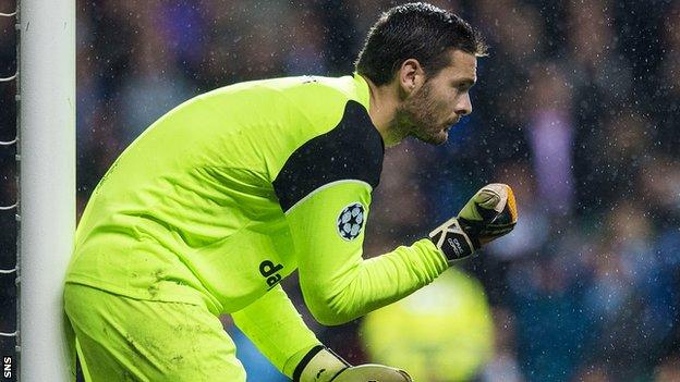 Celtic goalkeeper Craig Gordon