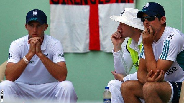 Joe Root and Alastair Cook