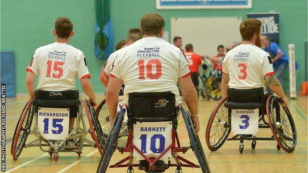 England's wheelchair rugby league side