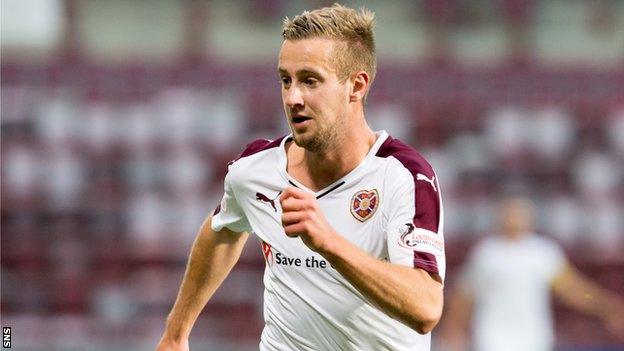 Hearts striker Billy King