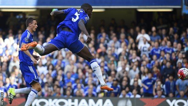 Chelsea defender Kurt Zouma