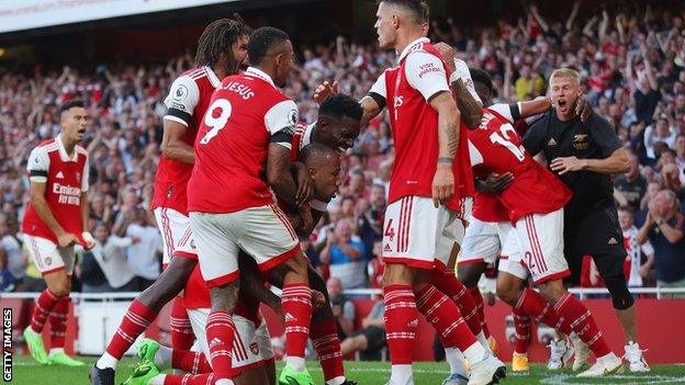 Arsenal celebrate