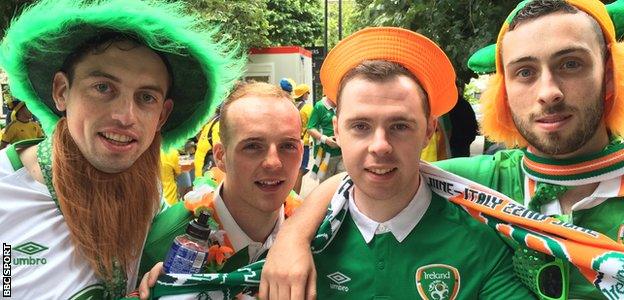 Republic of Ireland fans