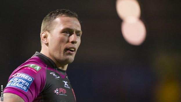 Shaun Lunt was also named in the 2013 Super League Dream Team during a standout season for the Huddersfield Giants