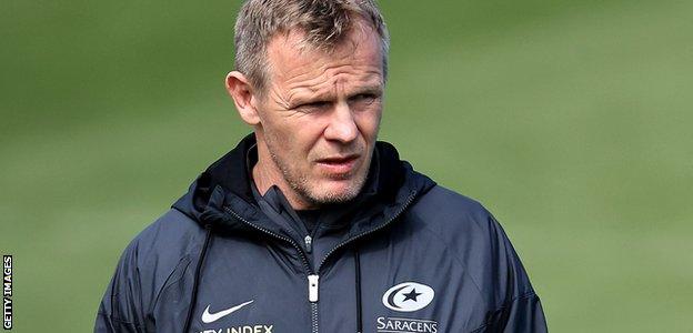 Saracens director of rugby Mark McCall