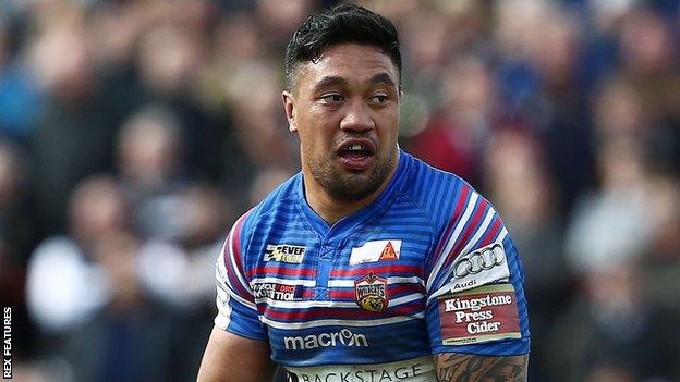 Wakefield Trinity Wildcats centre Bill Tupou