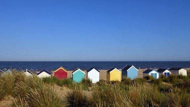 Beach huts