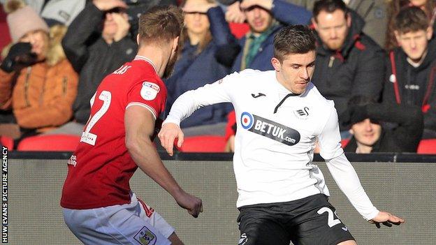 Declan John of Swansea City