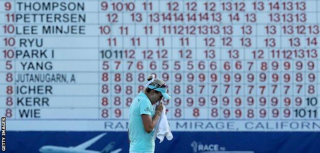 American women's golf player Lexi Thompson