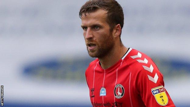 Adam Matthews in action for Charlton