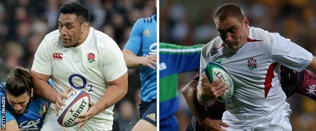 Mako Vunipola and Trevor Woodman