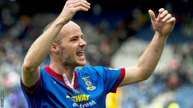 Inverness CT defender David Raven