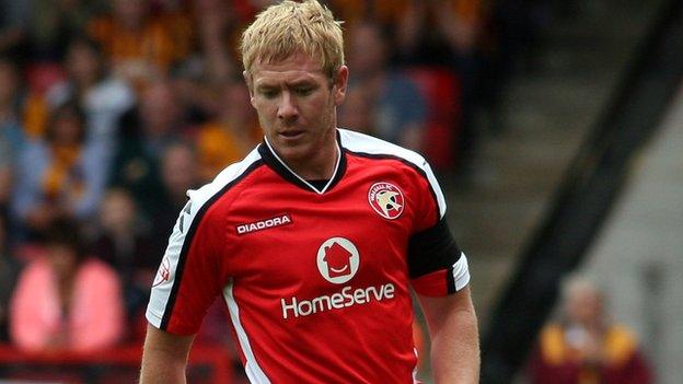 Dean Holden made 34 appearances as a player for Walsall, the last of his nine clubs