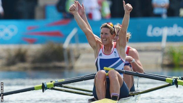 Katherine Grainger won gold in London after three silvers