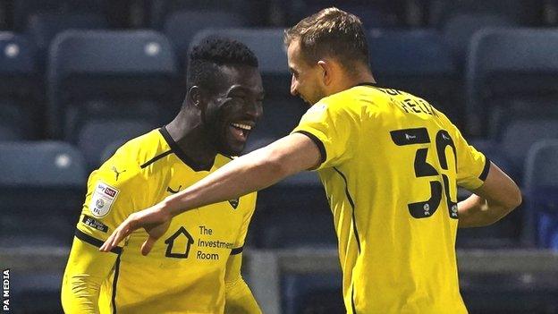 Daryl Dike's double against Wycombe at Adams Park took his tally to five goals in seven games for Barnsley