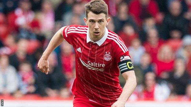 Aberdeen captain Ryan Jack