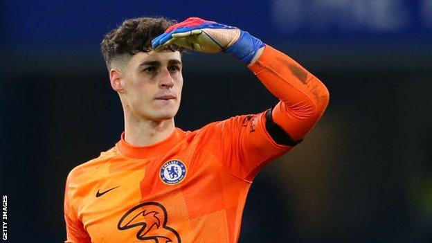 Kepa Arrizabalaga of Chelsea