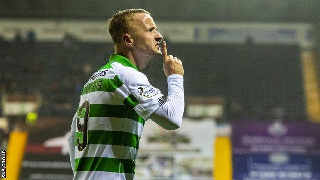 Celtic striker Leigh Griffiths