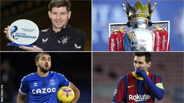 Steven Gerrard, Premier League trophy, Dominic Calvert-Lewin, Lionel Messu