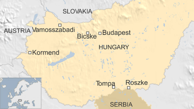 Hungarian map