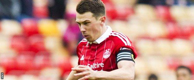 Ryan Jack in action for Aberdeen against St Johnstone