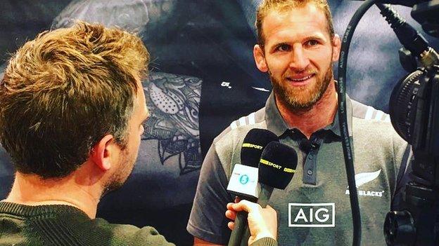 Kieran Read talks to Chris Jones