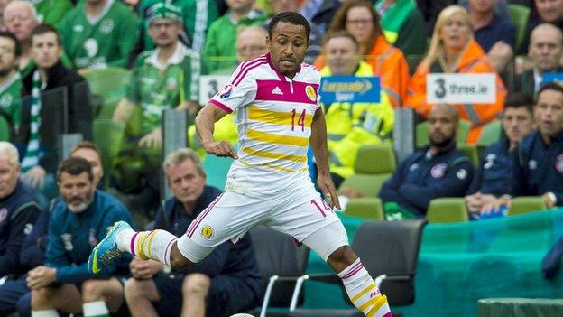 Scotland winger Ikechi Anya is out of Celtic's price range, says assistant John Collins