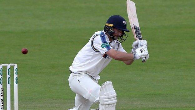 Yorkshire's seven-times capped England opening batsman Adam Lyth