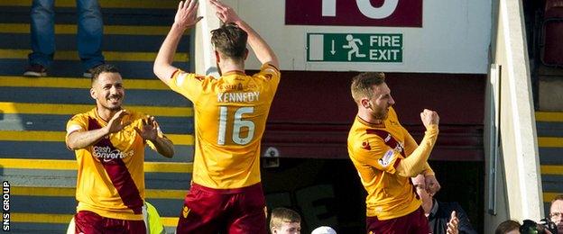 Motherwell came from behind to beat Aberdeen