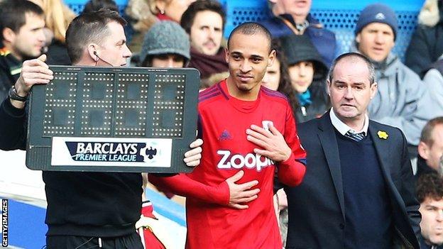 Peter Odemwingie and Steve Clarke