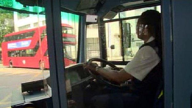 Bus interior