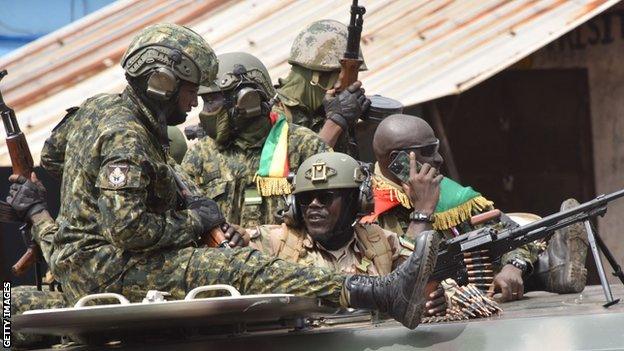 Guinea soldiers