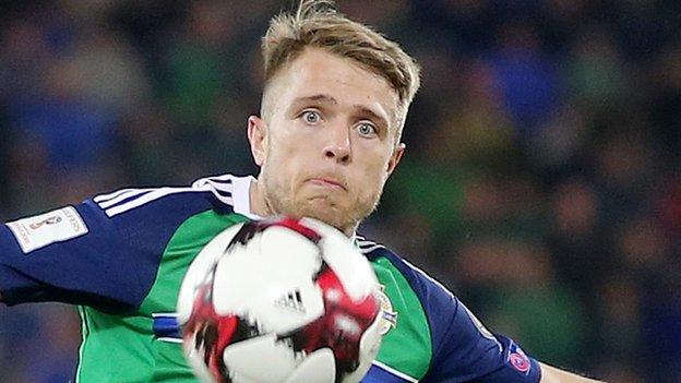 Jamie Ward scored for Northern Ireland against Norway