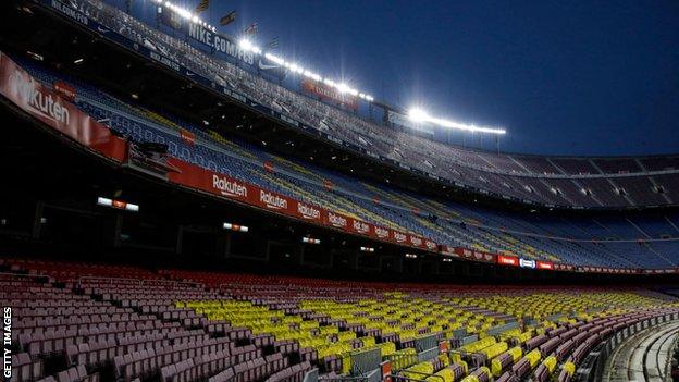 Empty Nou Camp