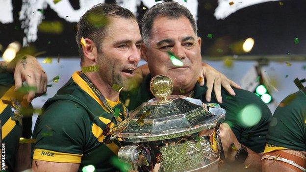 Cameron Smith with Mal Meninga