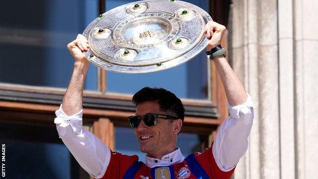 Bayern Munich striker Robert Lewandowski