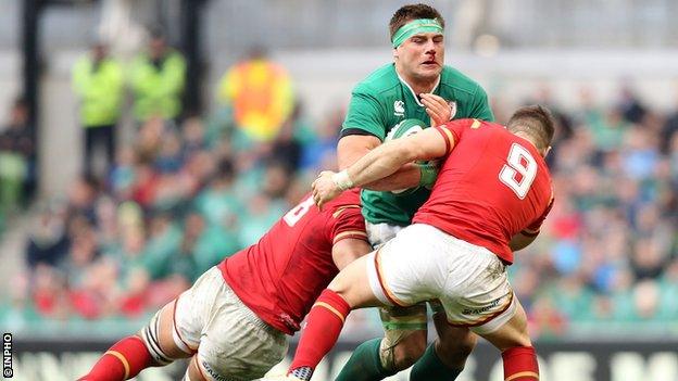 CJ Stander made his Ireland debut against Wales in the 2016 Six Nations