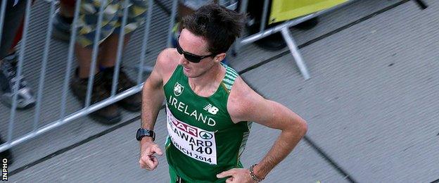 Kevin Seaward looks likely to represent Ireland in the Olympic Marathon in Rio