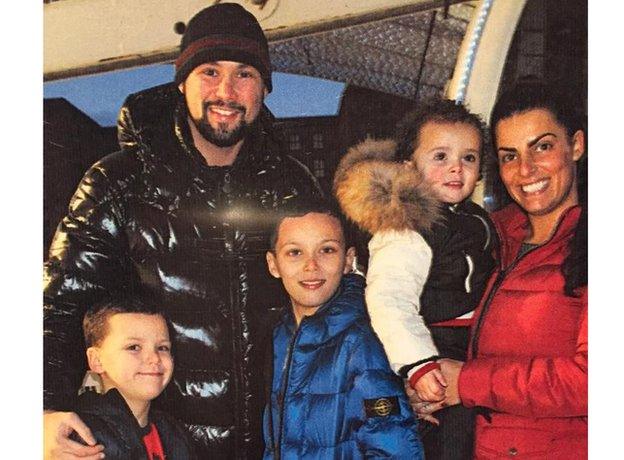 Tony Bellew and his family