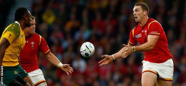 George North started at centre against Australia but is expected to return to the wing against South Africa