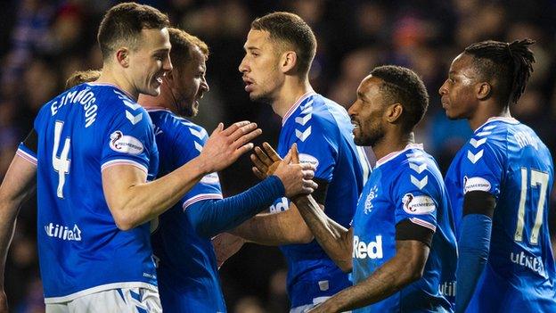 Rangers returned to action with Scottish Cup victory over Stranraer on Friday