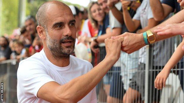 Pep Guardiola took Man City to Girona recently