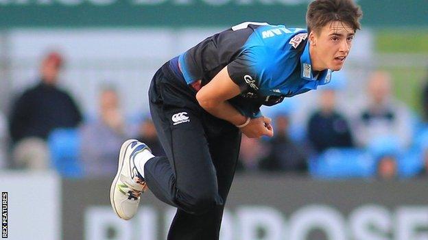 George Scrimshaw did not make the Worcestershire first team again after his four T20 Blast appearances in August 2017