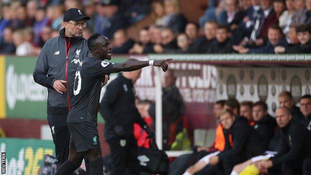 Liverpool manager Jurgen Klopp (left) and Sadio Mane