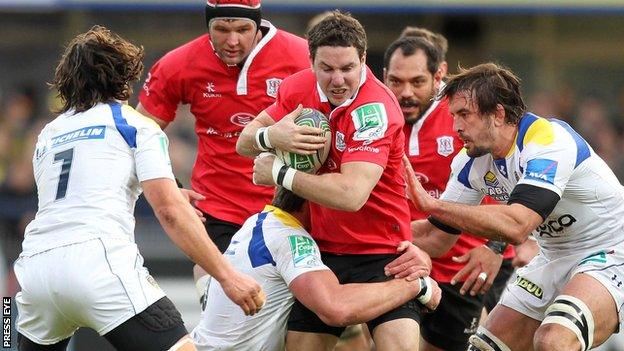 Ulster and Clermont Avergne met in the 2011/12 Heineken Cup