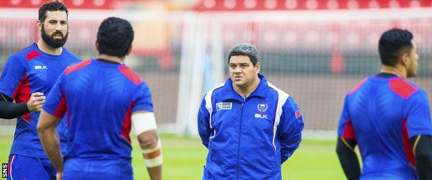 Samoa head coach Stephen Betham and his players will want to end their World Cup campaign with a win